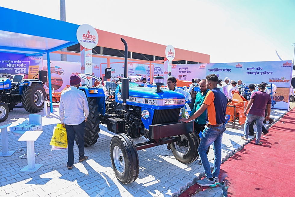 Indian agriculture machinery exhibition