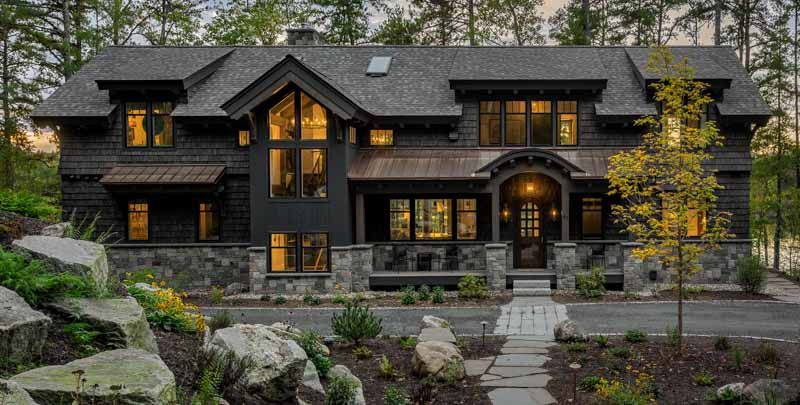 Custom luxury home work by Cormack Construction in Silver Lake, NH