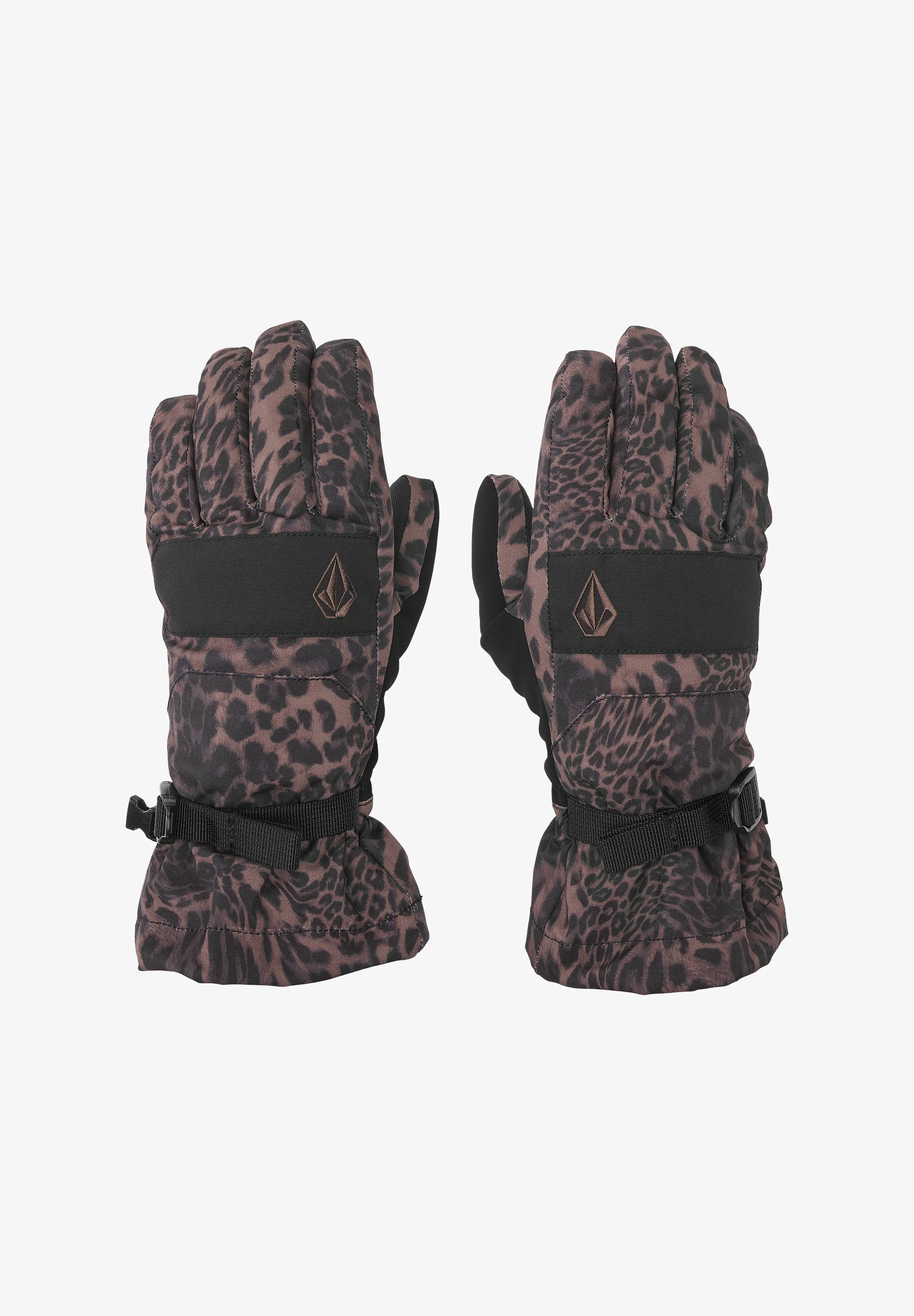 Gants de ski tendances léopard