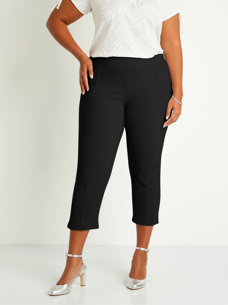 Pantalon capri noir tendance été 2025