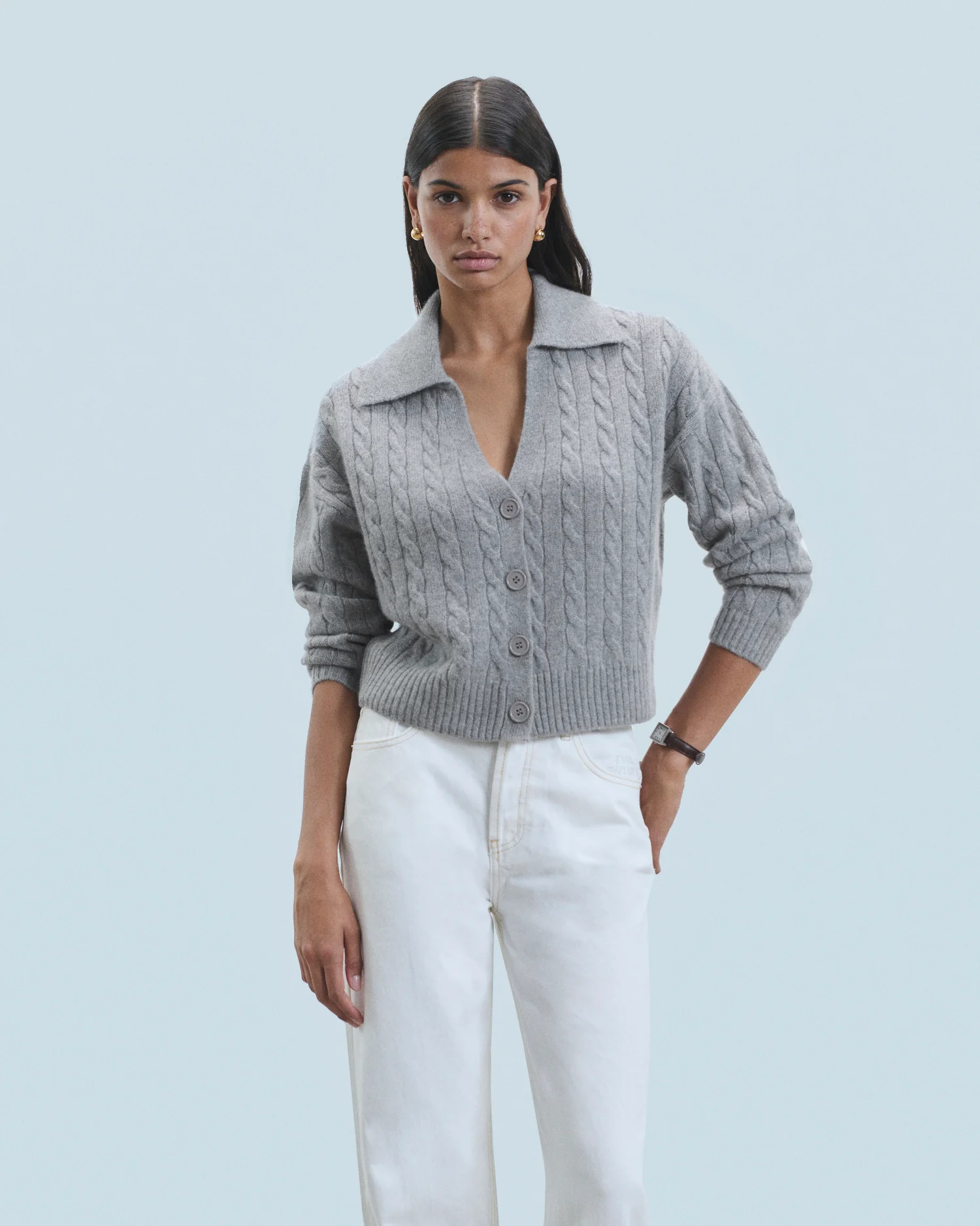 Pull Cardigan à Cotes From Future