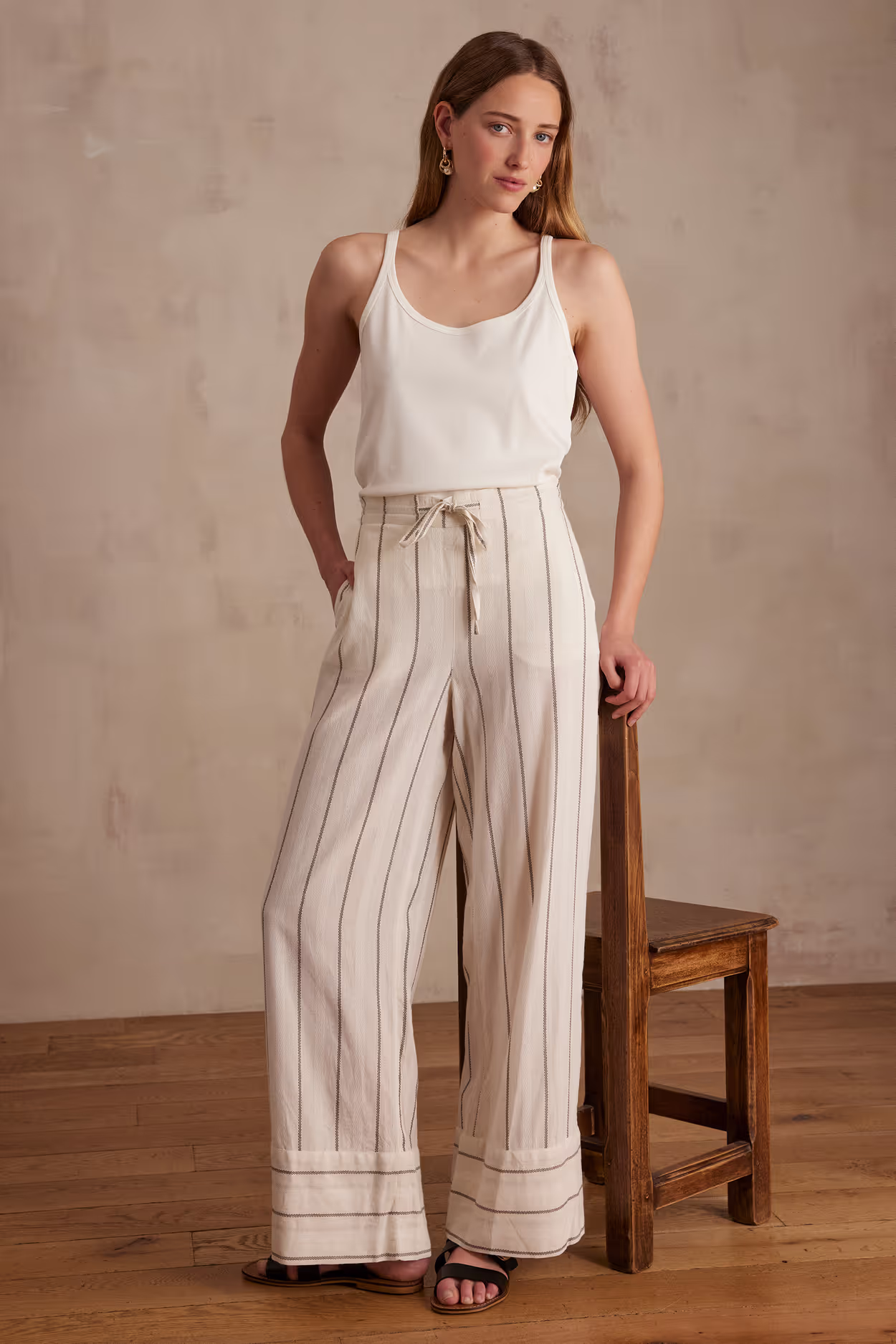 pantalon en lin tendance été 2025