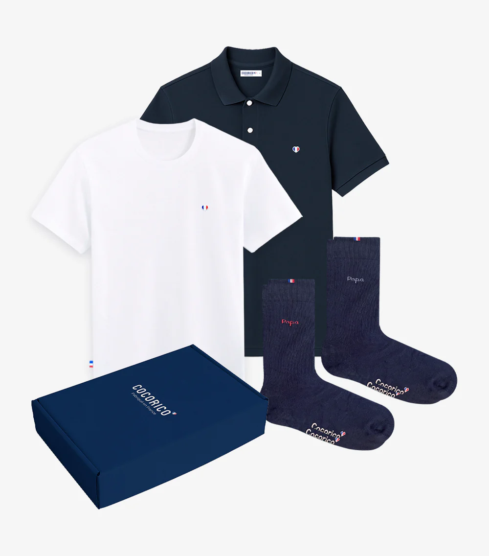 Coffret polo tee-shirt cadeau fête des pères