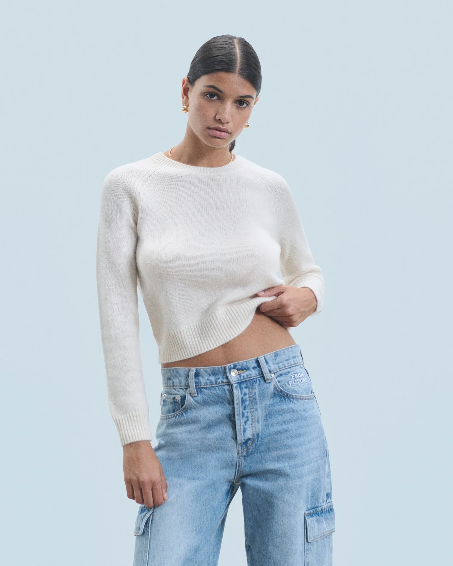 Pull col rond From future garde-robe capsule hiver