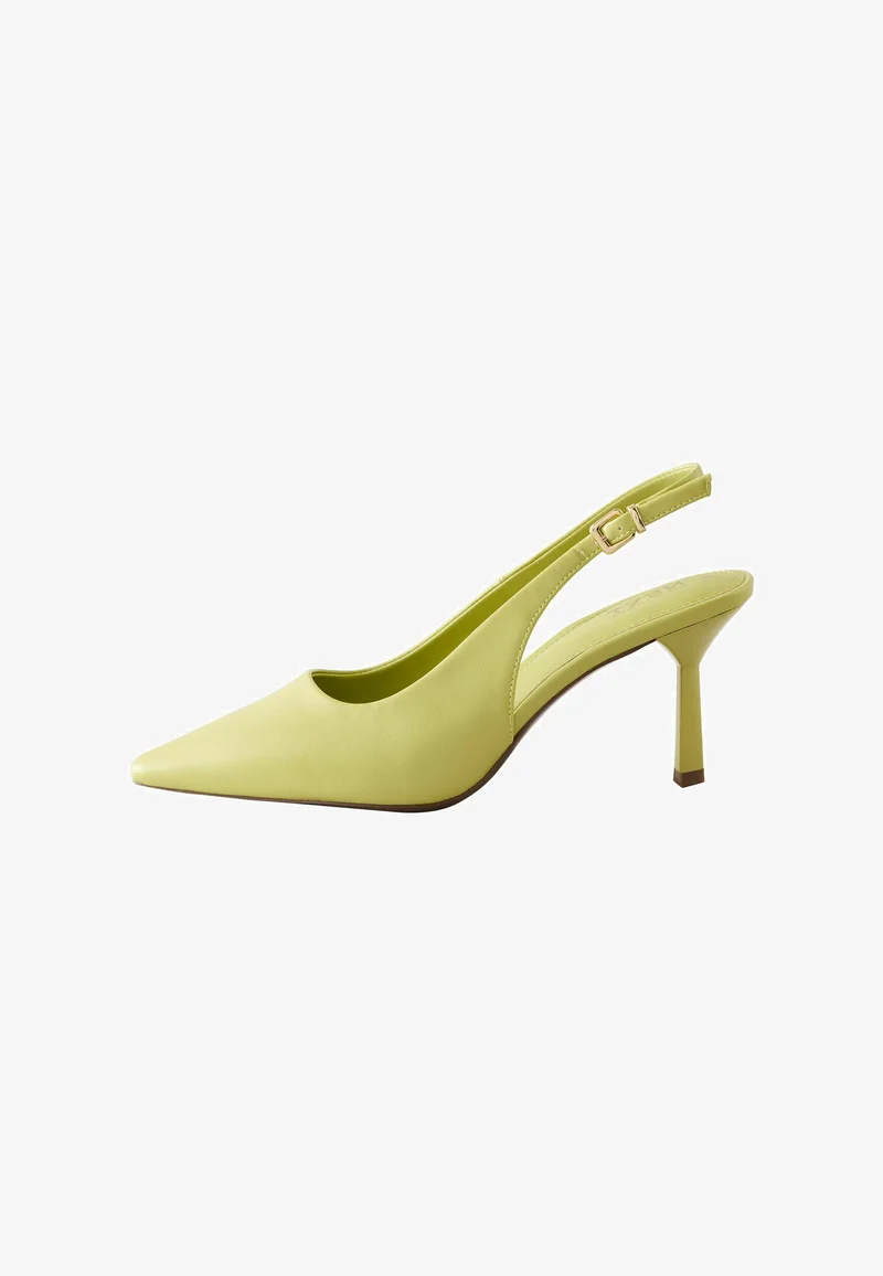 escarpins vert pomme tendance printemps été 2025