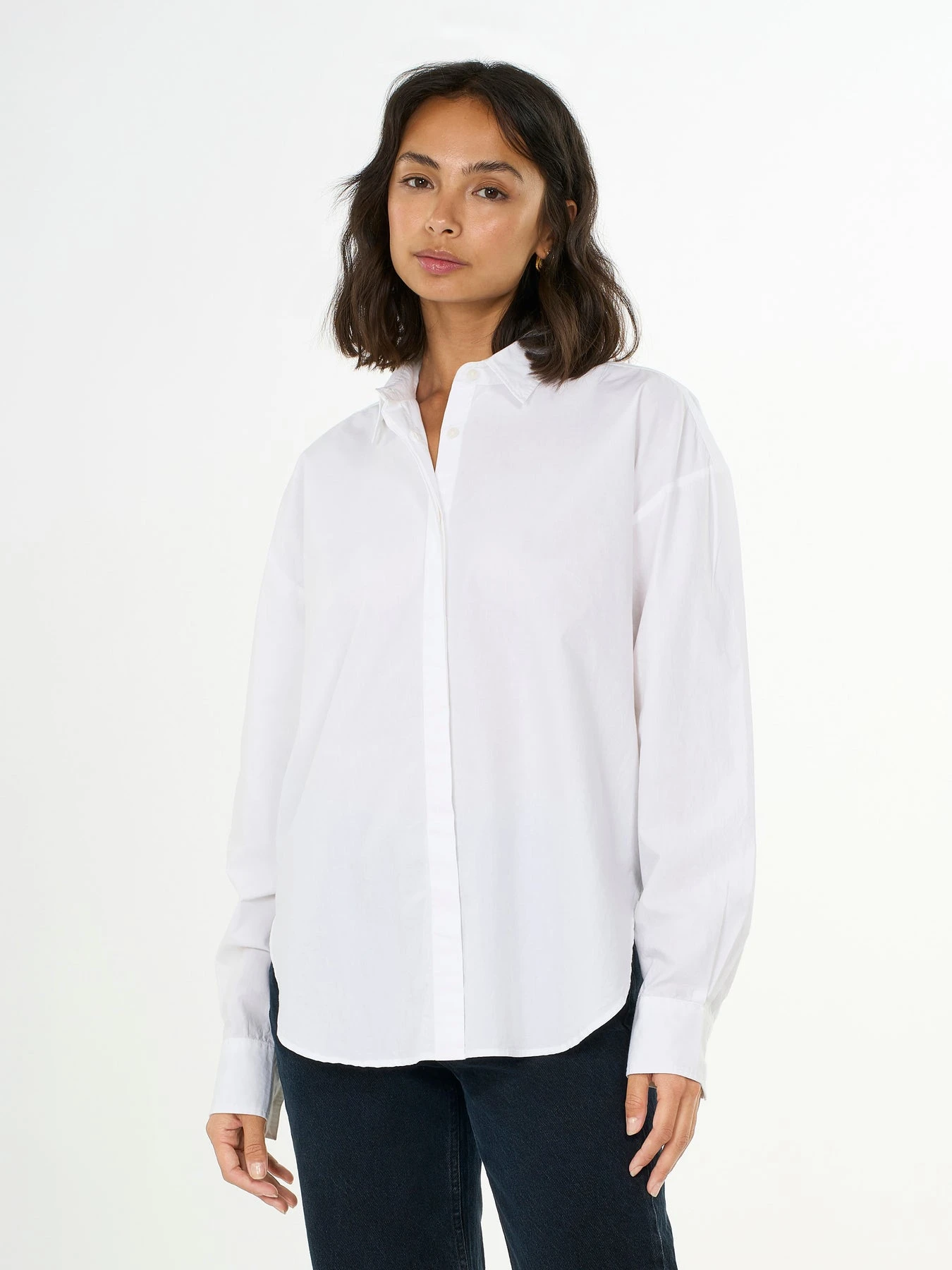 Chemise blanche garde-robe capsule hiver