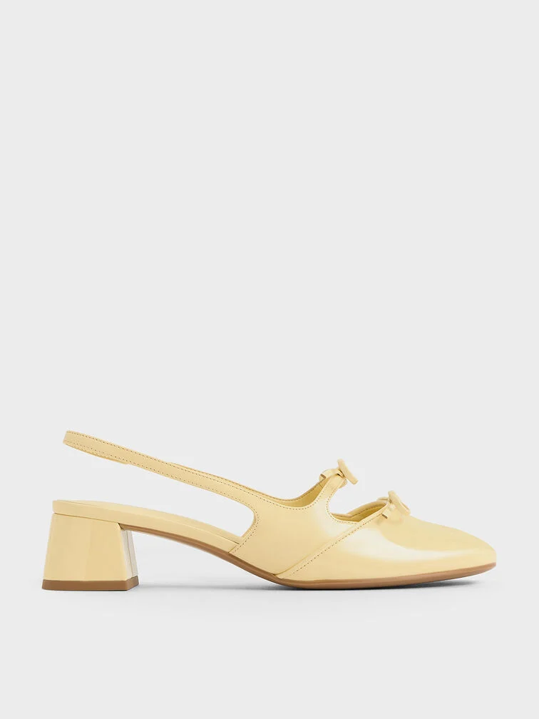 escarpins jaune pastel tendance printemps été 2025