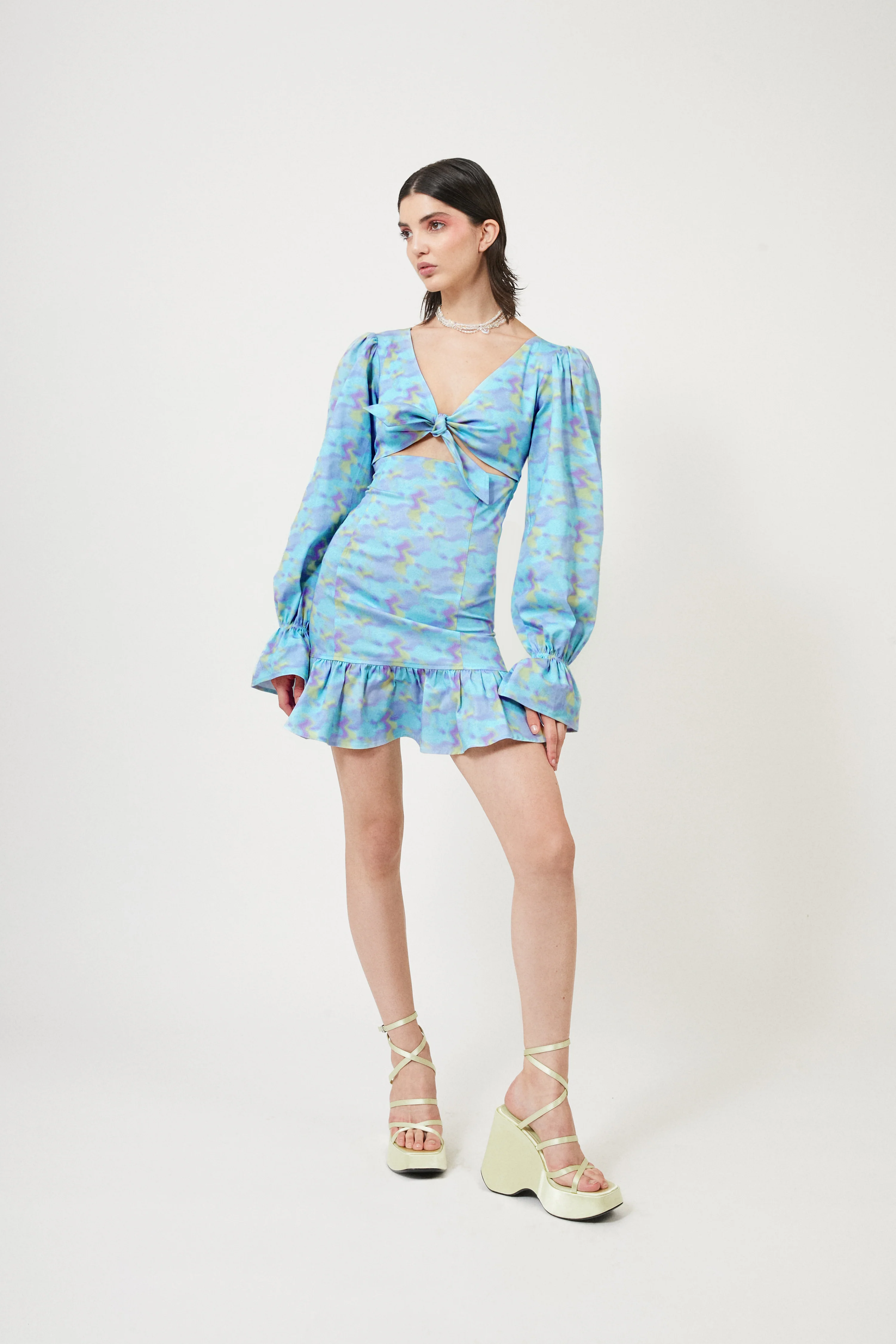 MAY DRESS Blue nebula Miyette