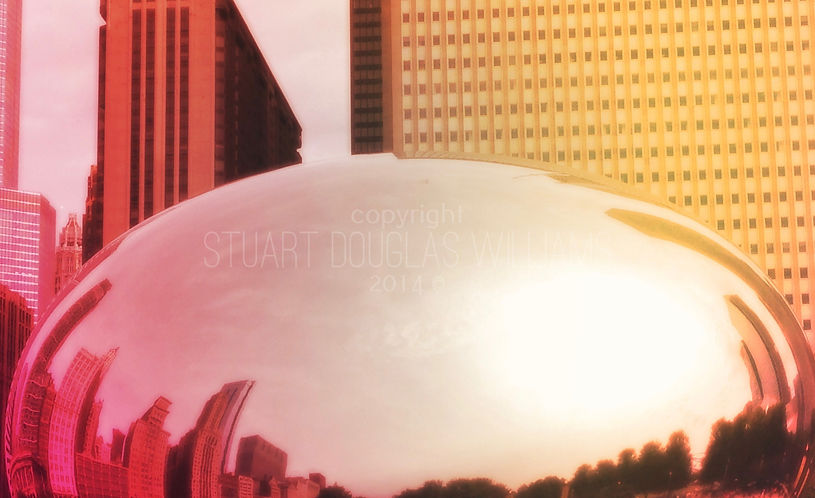 Windy City, 2014. Maybe it's the beans...? Chicago pop art photography. Urban Lanscape by Stuart Douglas Williams.