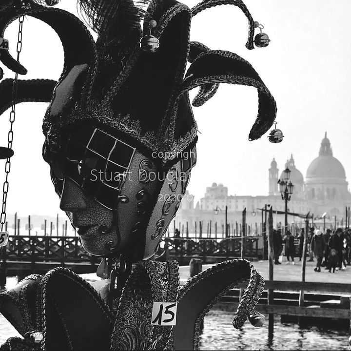 Carnevale, 2020. Beautiful black and white photographs of Italy by Stuart Douglas Williams.