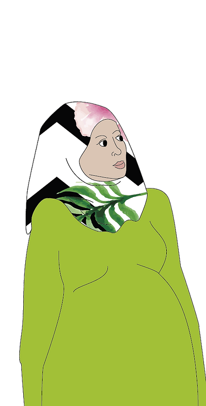 woman with headscarf image Birth_&_Wellb