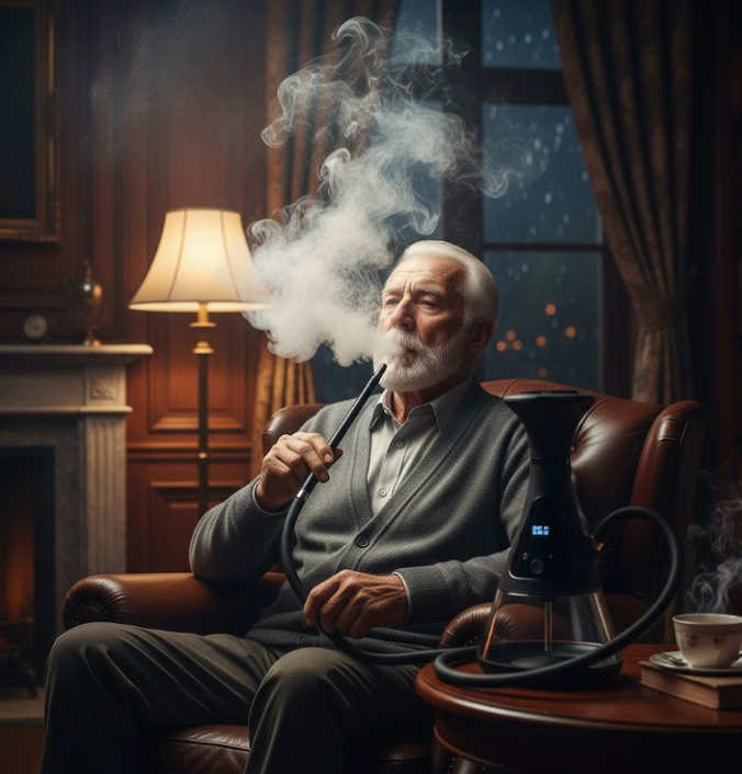 Miniatura: Hookah portàtil amb difusor silenciós incorporat