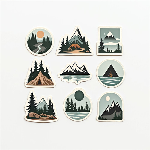 Exploration Sticker Exploration Sticker Pack | Waterfalls Trails Hi