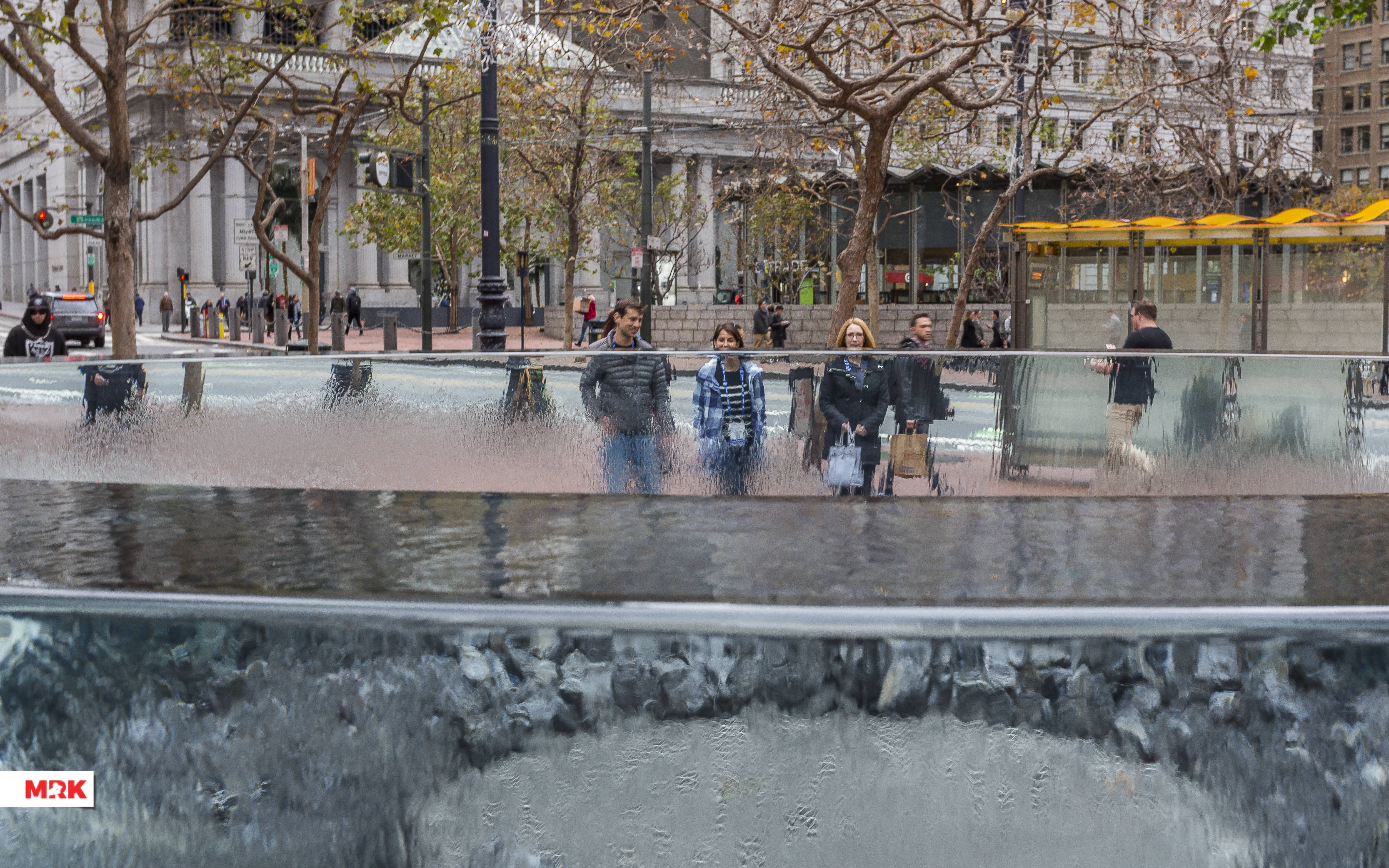 Street & Fountain