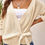 Thumbnail: Cream Tie Sweater