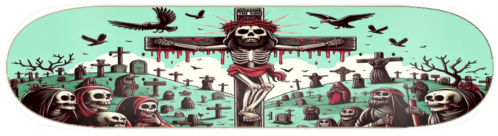 Jesus #08 Skate Deck