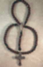 Thumbnail: Rue du Bac - Ornate Crucifix - Dark Wood