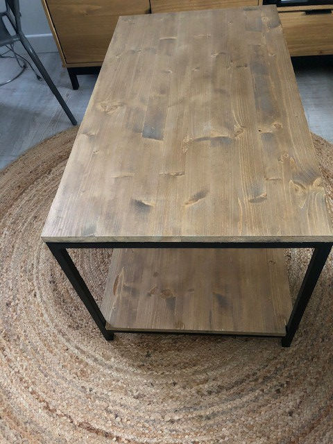 Miniature : Table basse sapin