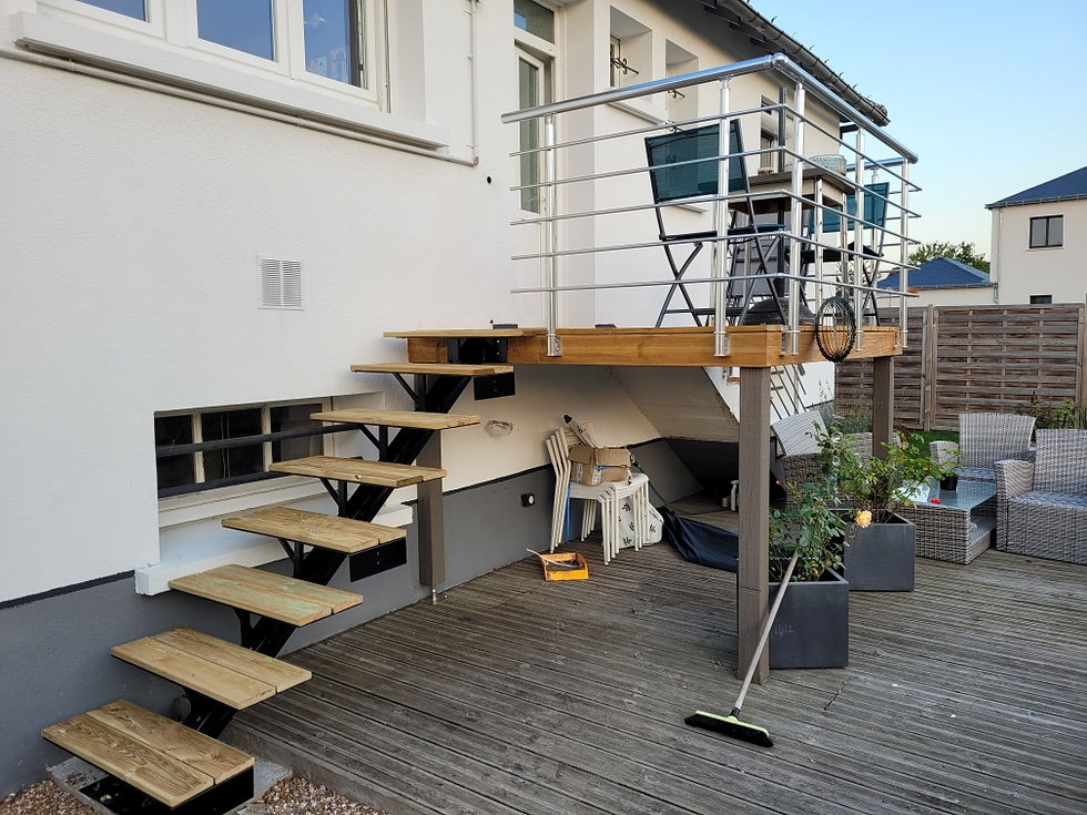 Miniature : Escalier extérieur sur mesure 