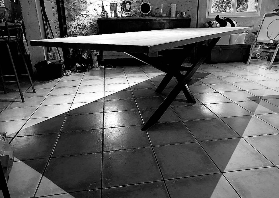 Miniature : Table à manger MIKADO chêne lamellé collé 