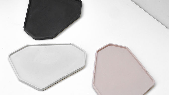 מגש בטון גיאומטרי