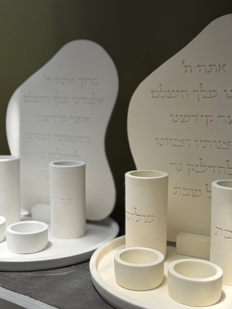 סט הדלקת נרות שבת