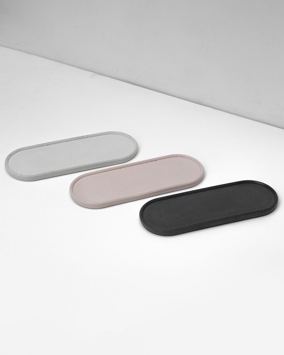 תמונה ממוזערת: מגש בטון אובלי