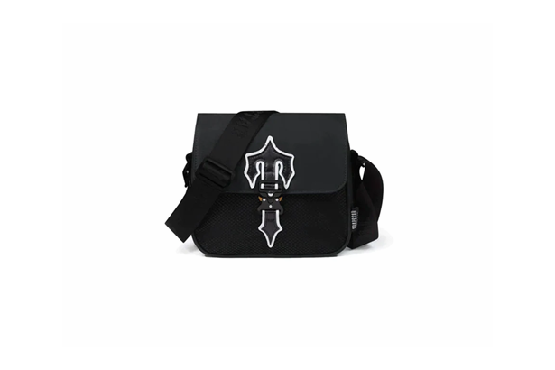 Trapstar Irongate T-Cross Body Messenger Bag 2.0 - Black / White