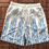 Thumbnail: Amiri Monogram Gradient Short Set - Blue / White