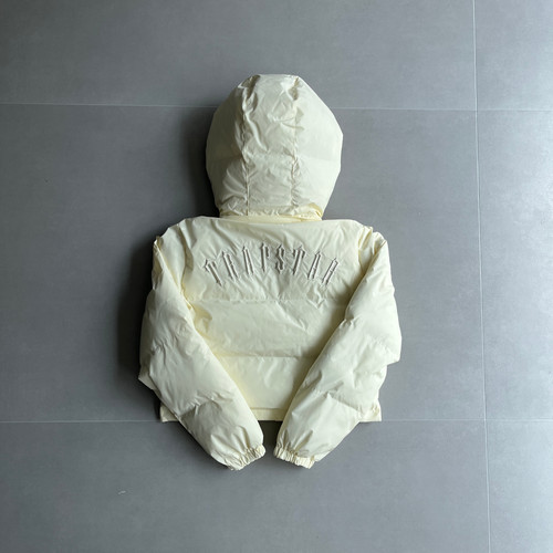 Trapstar Women's Irongate Detachable Hooded Puffer Jacket - Cream | Prime's  Insoles