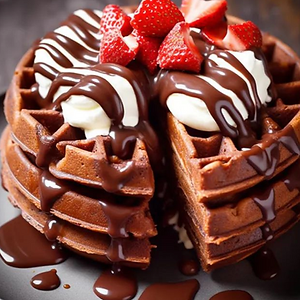 Çikolatalı Waffle