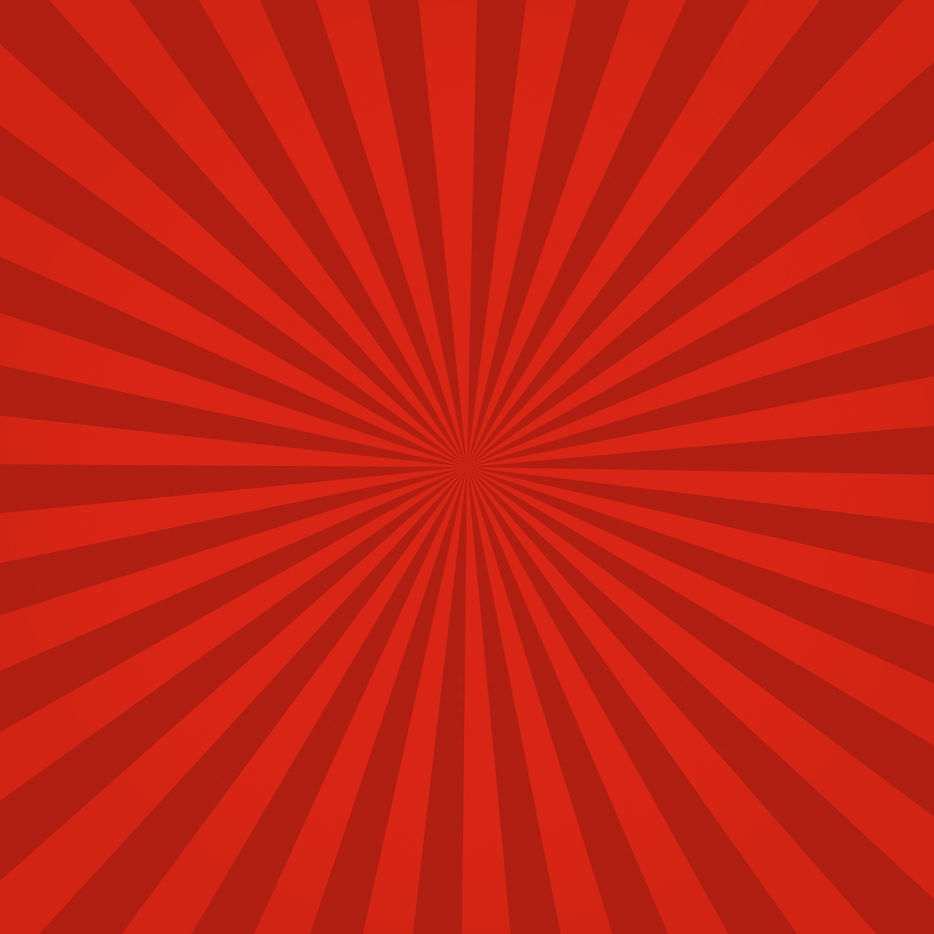 vintage starburst red effect
