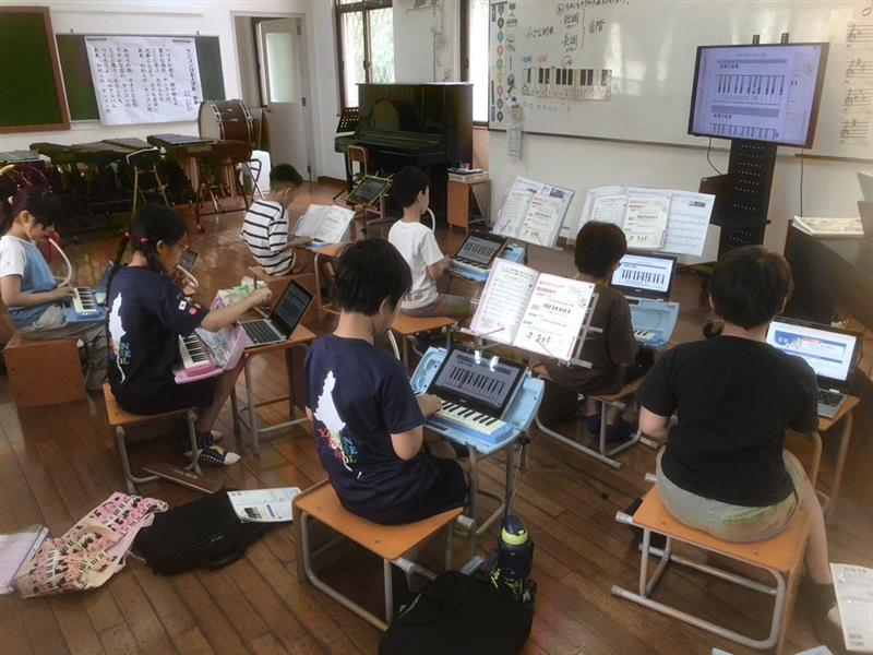 ハ長調とイ短調の学習しました。