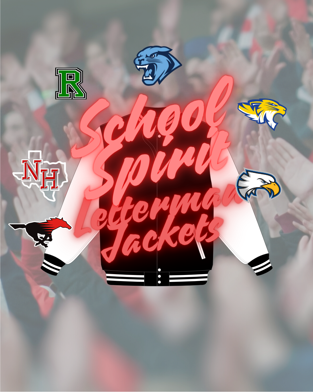 School Spirit Letterman Jacket (No Customizations)