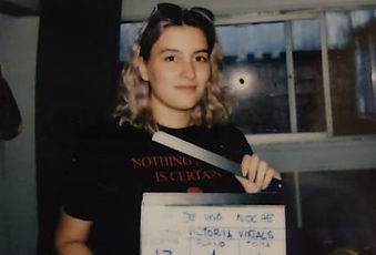 Victoria Viñals directing a short film