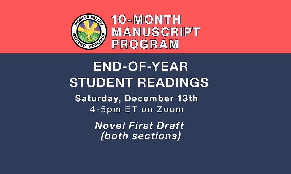 End-of-Year Student Reading: Novel First Draft (both sections)
