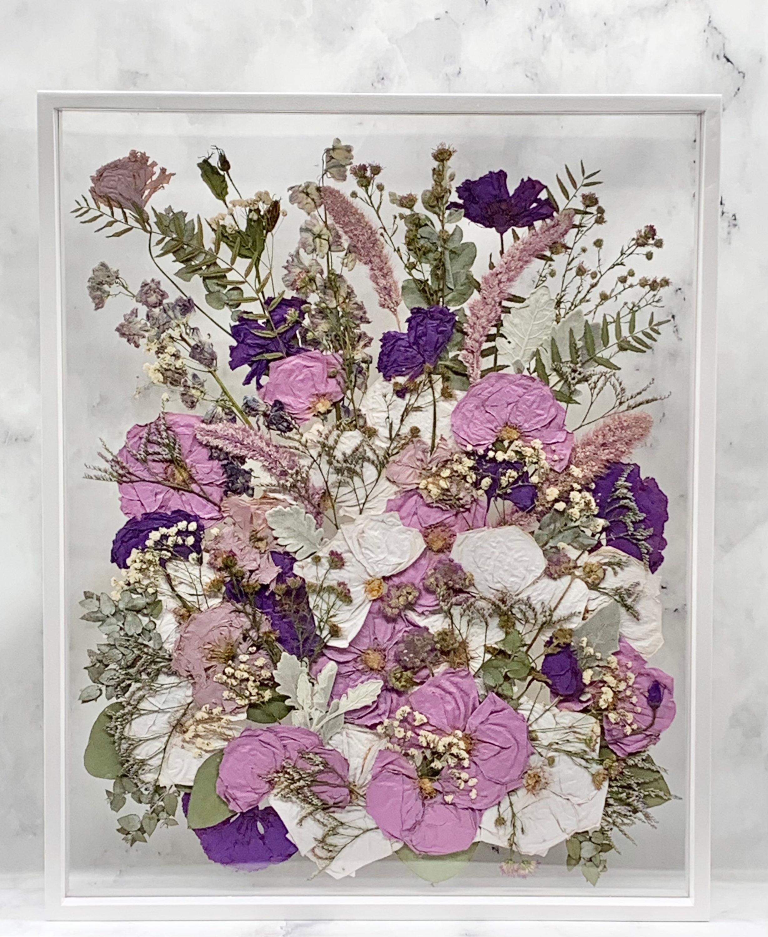 50cm - White - Nordic Pressed Flower Frame