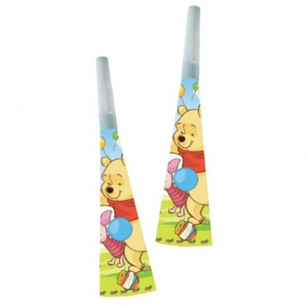 Winnie the Pooh party blowers make some noise at your party