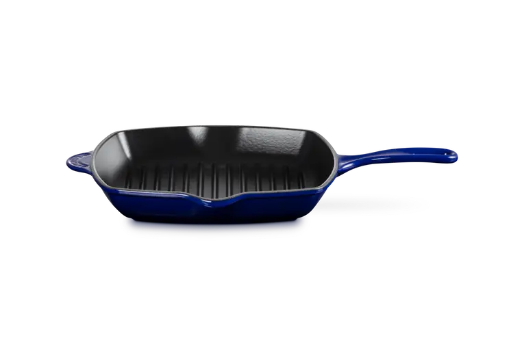 Thumbnail: Le Creuset Square Skillet Grill Indigo 26cm