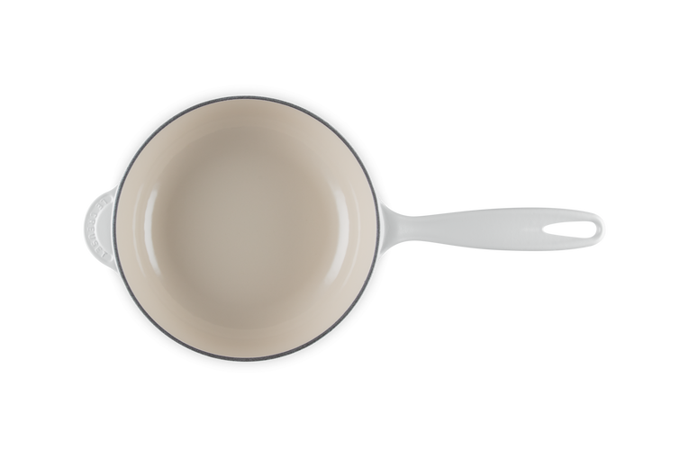 Thumbnail: Le Creuset Saucier Pan Holly design 21cm Cotton