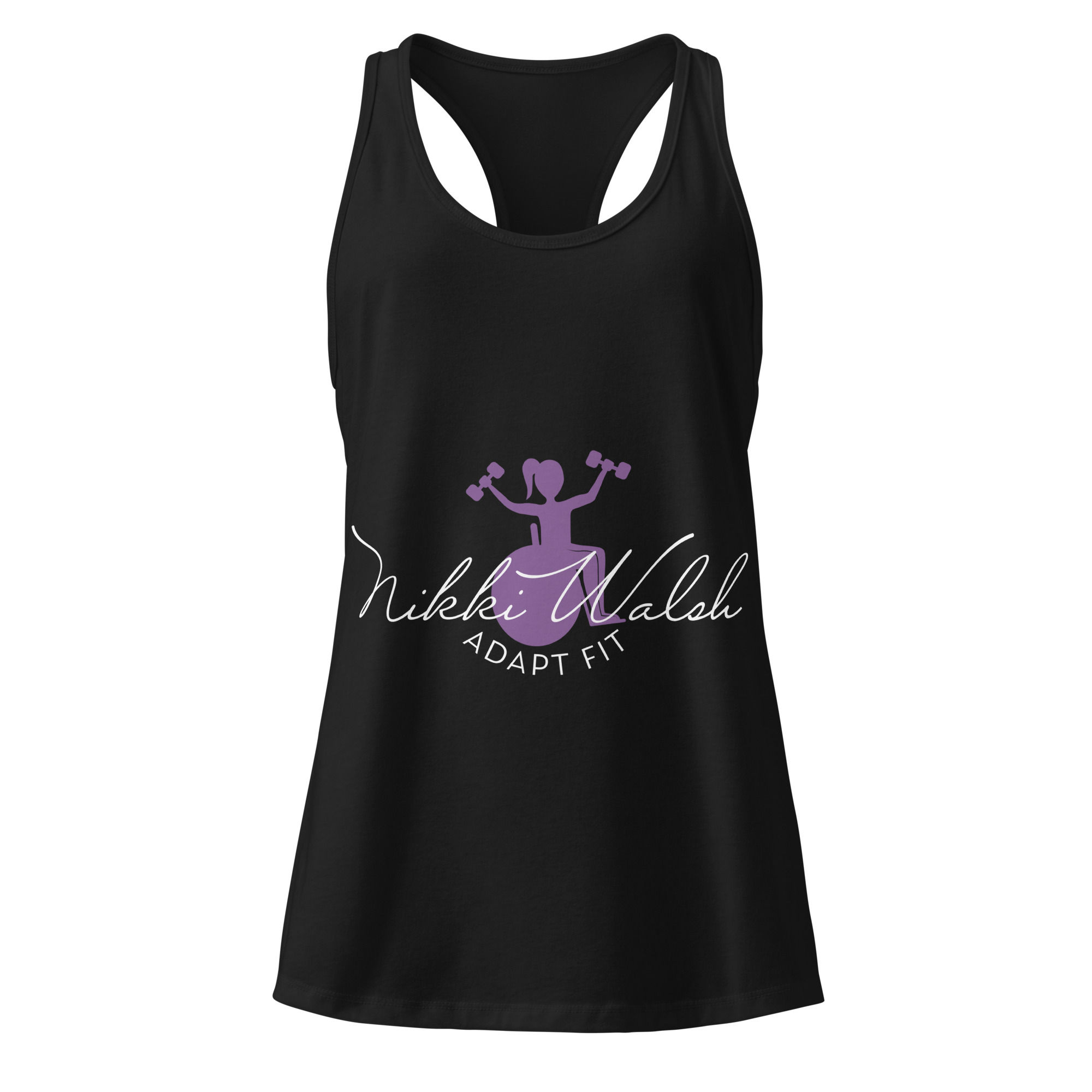 Women’s fitted racerback tank top