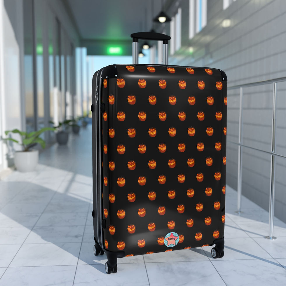 Thumbnail: PUMPKIN MAN PRINT Suitcase