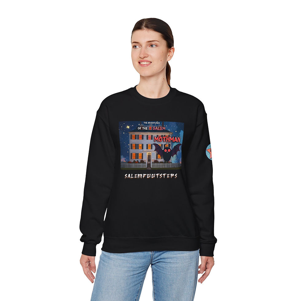 Thumbnail: Salem Mothman Unisex Heavy Blend™ Crewneck Sweatshirt