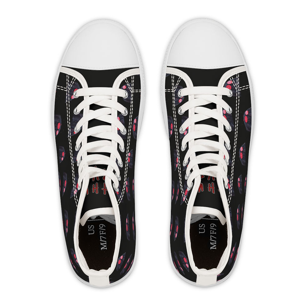 Thumbnail: MOTHMAN Women's High Top Sneakers