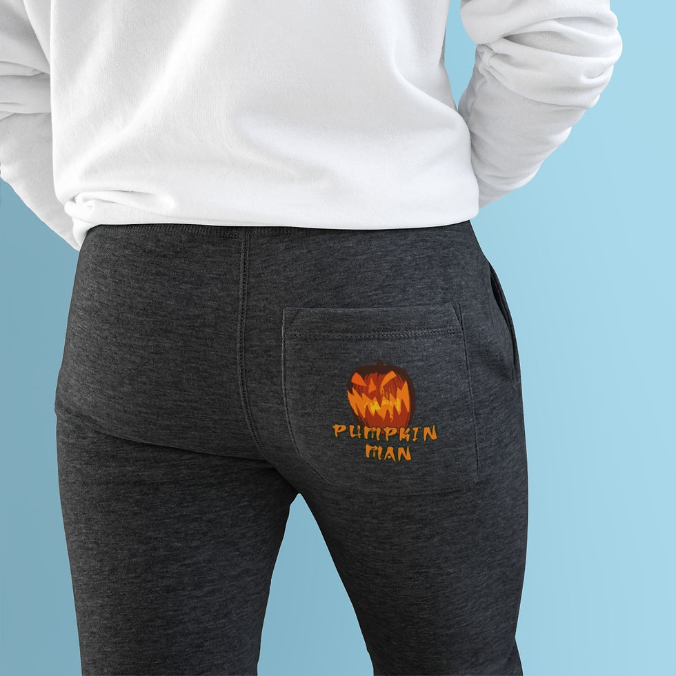 Thumbnail: PUMPKIN MAN - Unisex Fleece Joggers
