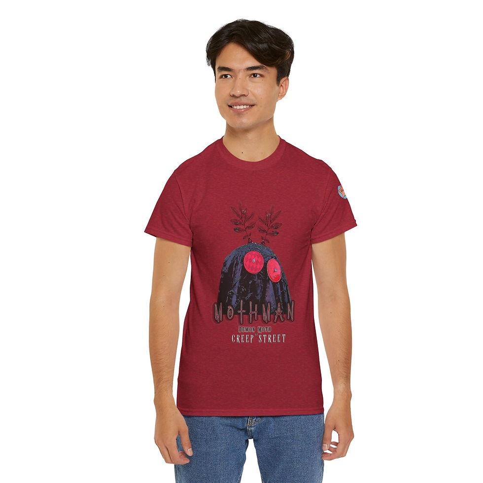 Thumbnail: CHERRY RED MOTHMAN T SHIRT