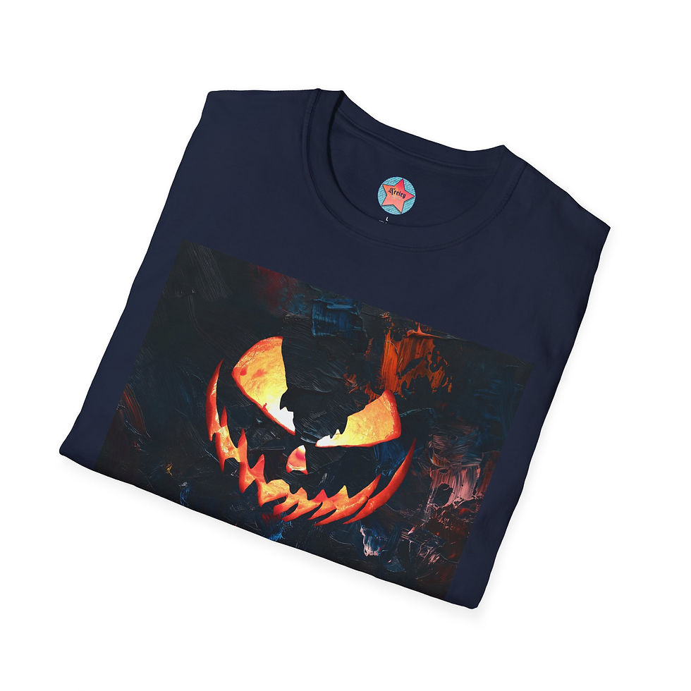 Thumbnail: MIDNIGHT HALLOWEEN Unisex Softstyle T-Shirt