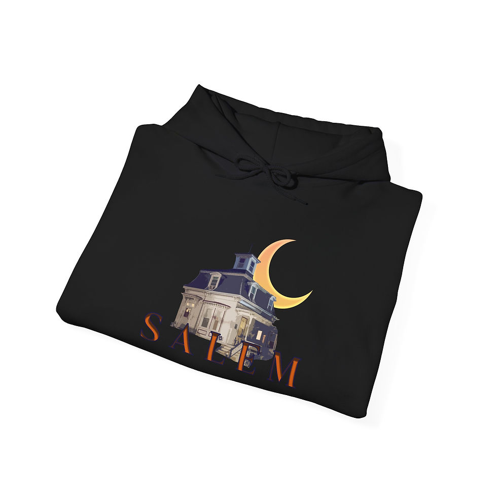 Thumbnail: SALEM HOUSE BLACK Unisex Heavy Blend™ Hooded Sweatshirt