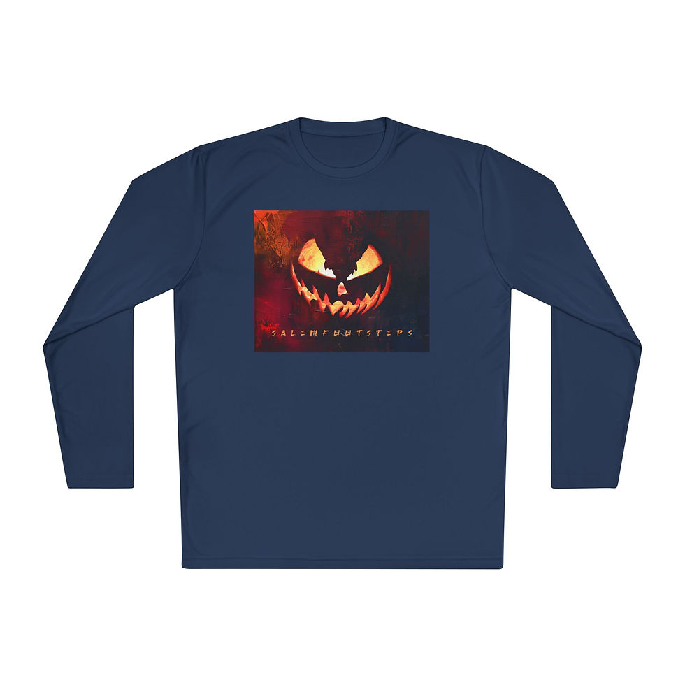 Thumbnail: SUNSET HALLOWEEN Unisex Lightweight Long Sleeve Tee