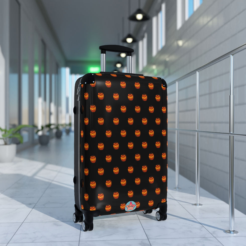 Thumbnail: PUMPKIN MAN PRINT Suitcase
